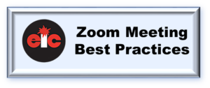Zoom Meeting Best Practices - button